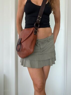 Brand new Christopher Kon genuine leather boho crossbody bag